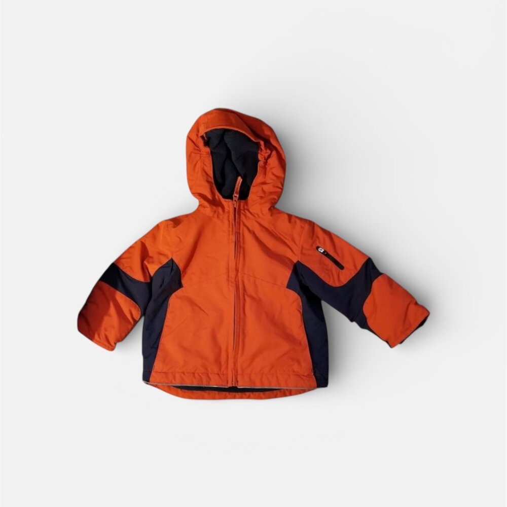 Lands’ End Hooded Insulated Jacket with Fleece Lining 2T